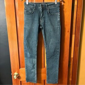 EIGHT X slim fit stretch denim jeans handmade tailored measurements in photos